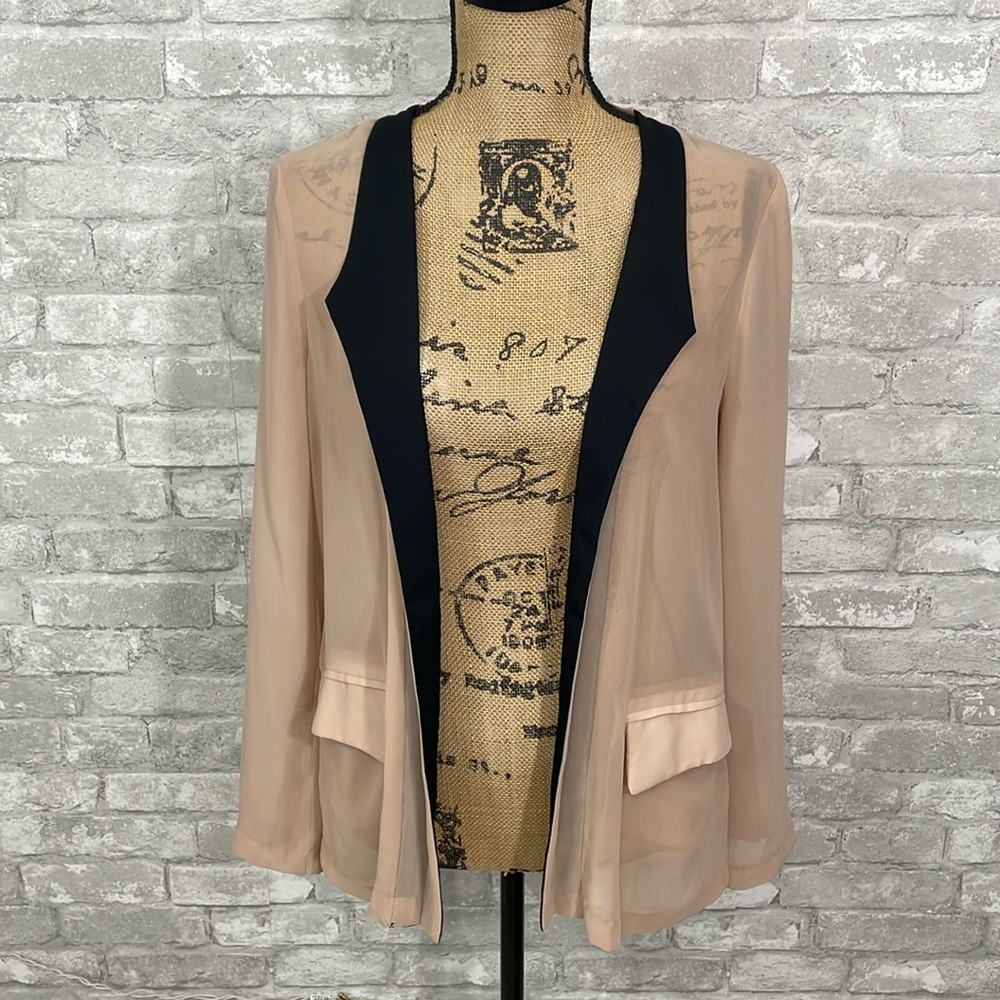 LC Lauren Conrad Sheer Blazer
